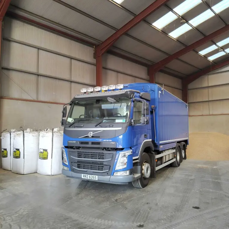 Wood Pellet Lorry & Sublime Bags
