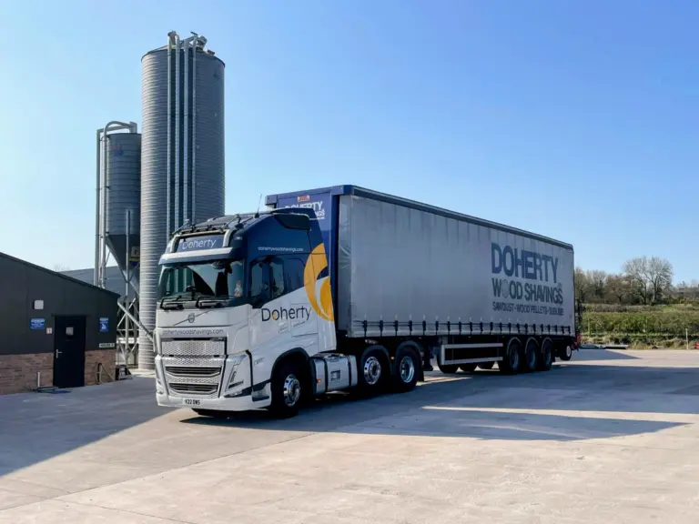 doherty woodshavings lorry