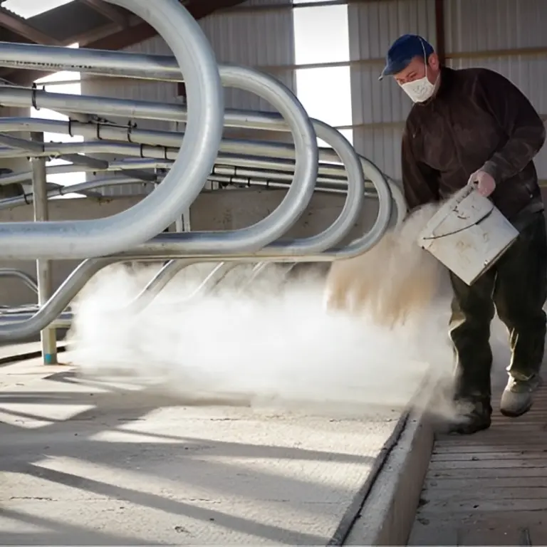 Farmer spreading sublime