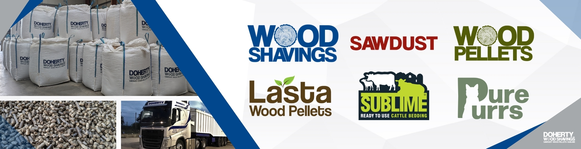 Doherty Wood Shavings brands - Quality Livestock and Poultry Bedding